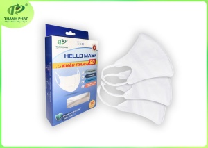 KHẨU TRANG CHO EM BÉ 8D HELLO MASK ( 6-15 Tuổi - 10 Cái/Hộp )